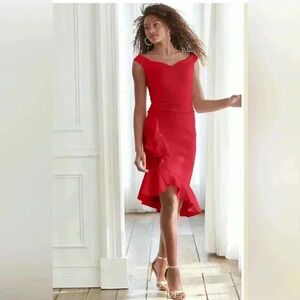 VENUS WOMENS red cocktail dress